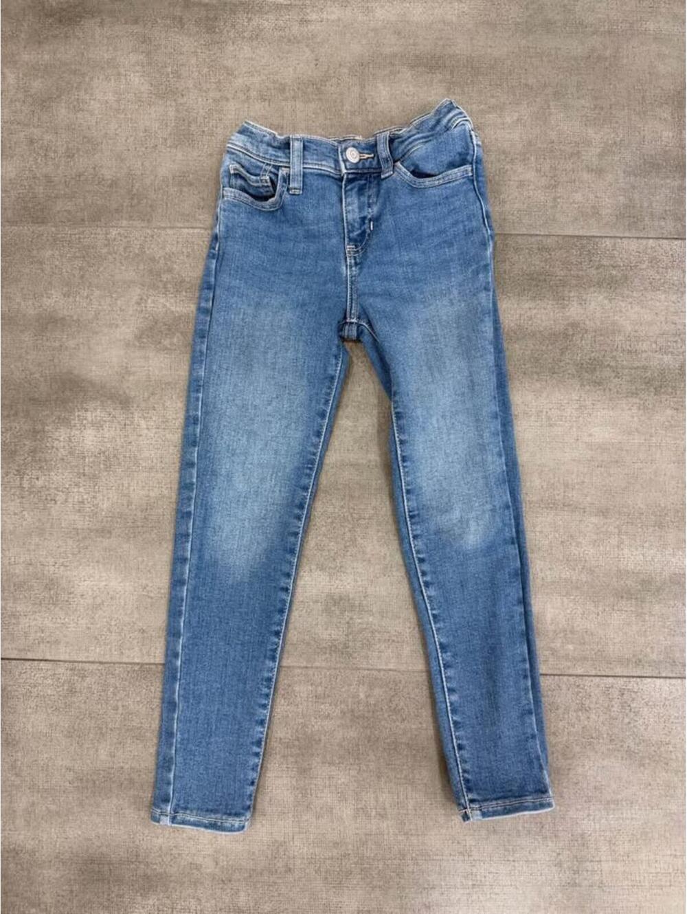 7 • Old Navy • Girls Blue Denim High-Rise Rockstar Jeggings